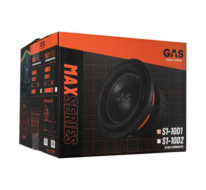 Сабвуфер GAS MAX S1-10D1