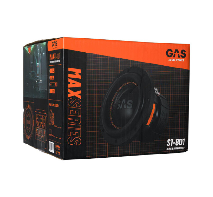 Сабвуфер GAS MAX S1-8D1
