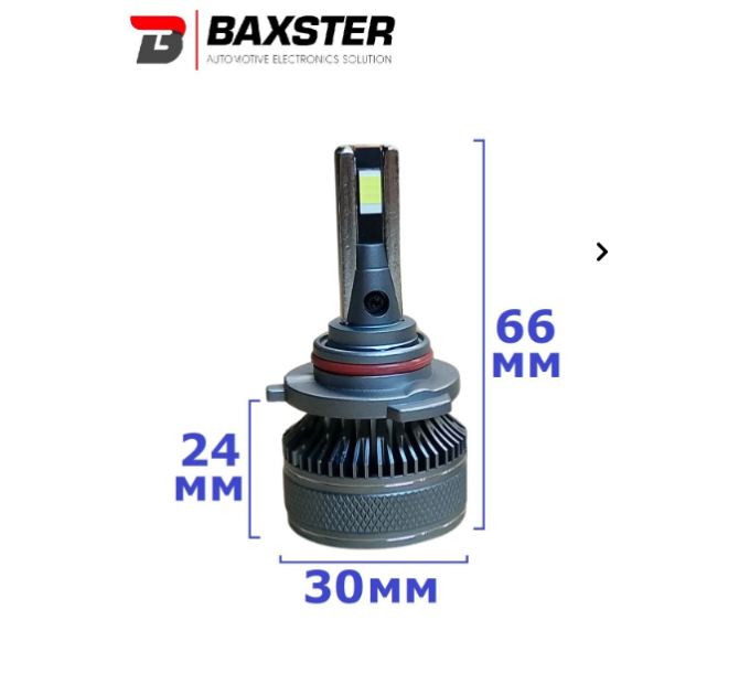 Cвітлодіодні лампи Baxster PL (Power Light) HB4 6000K (2шт)
