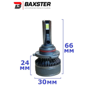 Cвітлодіодні лампи Baxster PL (Power Light) HIR2 6000K (2шт)