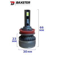 Світлодіодні лампи Baxster PL (Power Light) H11 6000K (2шт)