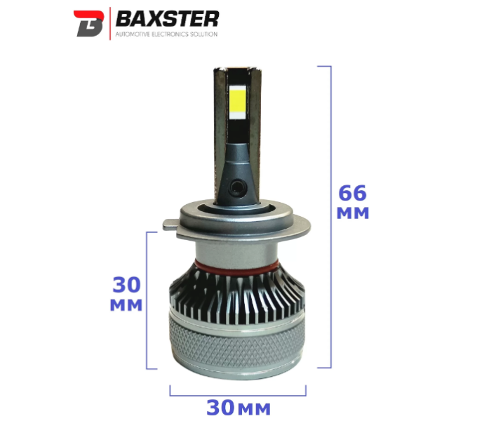 Світлодіодні лампи Baxster PL (Power Light) H7 12V 6000K (2шт)