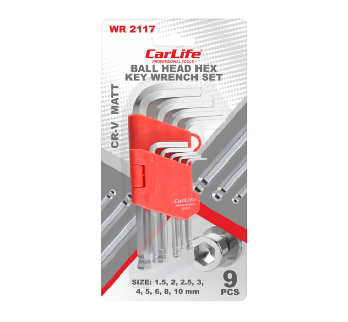 Набір ключів Carlife WR2117