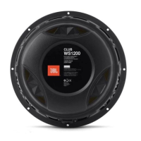 Сабвуфер JBL CLUB WS1200BLK