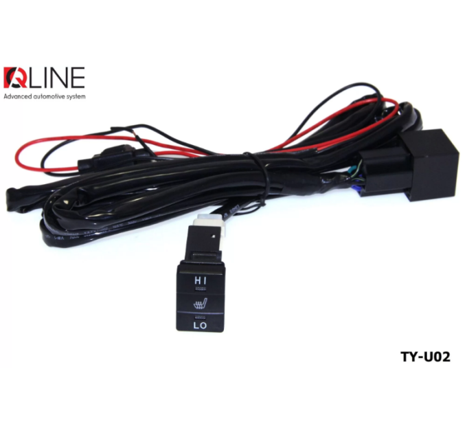Кнопка підігріва сидінь QLine Fiber TY-U02