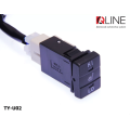 Кнопка підігріва сидінь QLine Fiber TY-U02