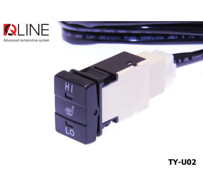 Кнопка підігріва сидінь QLine Fiber TY-U02