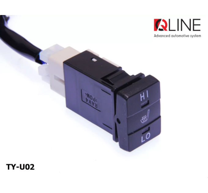 Кнопка підігріва сидінь QLine Fiber TY-U02