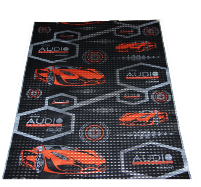 Шумоізоляція Audio-System Alubutyl 4000 v2 4.0 мм (0,7х0,5)