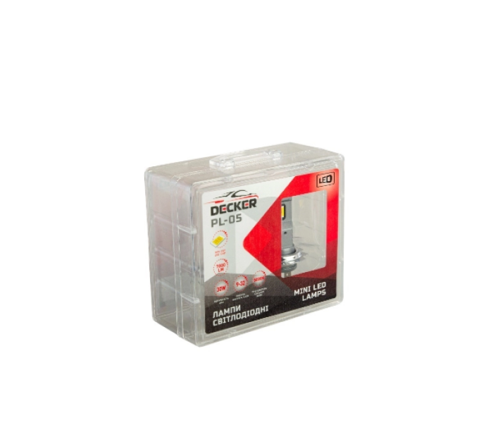 Світлодіодні лампи Decker LED PL-05 5K H4 H/L