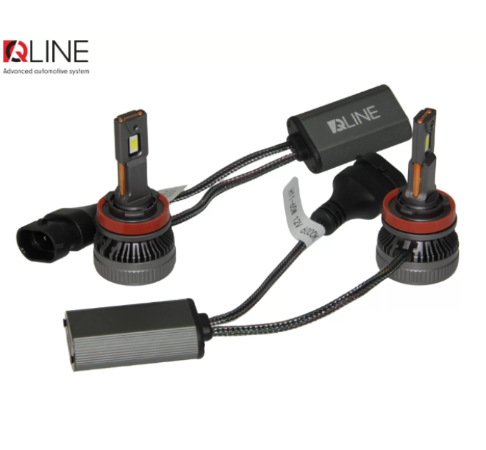 Світлодіодні лампи QLine DualVision 65W H11 6000K (2шт.)
