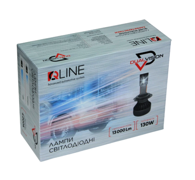 Світлодіодні лампи QLine DualVision 65W H11 6000K (2шт.)
