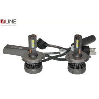 Світлодіодні лампи QLine DualVision 65W H4 24V 6000K (2шт.) Світлодіодні лампи QLine DualVision 65W H4 24V 6000K (2шт.)