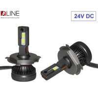 Світлодіодні лампи QLine DualVision 65W H4 24V 6000K (2шт.)