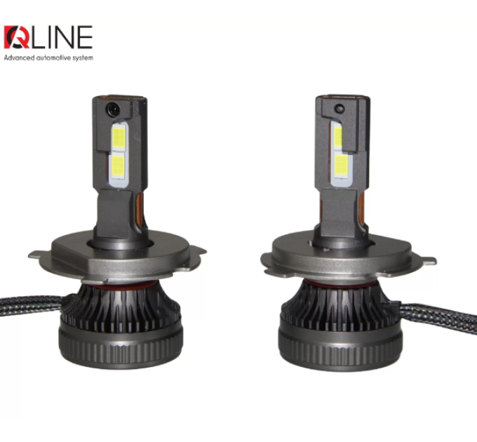 Світлодіодні лампи QLine DualVision 65W H4 24V 6000K (2шт.)
