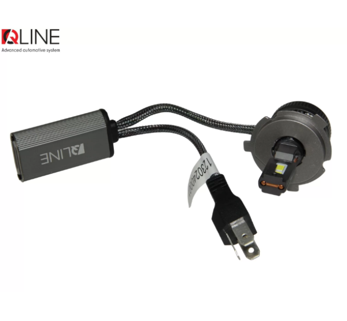 Світлодіодні лампи QLine DualVision 65W H4 24V 6000K (2шт.)