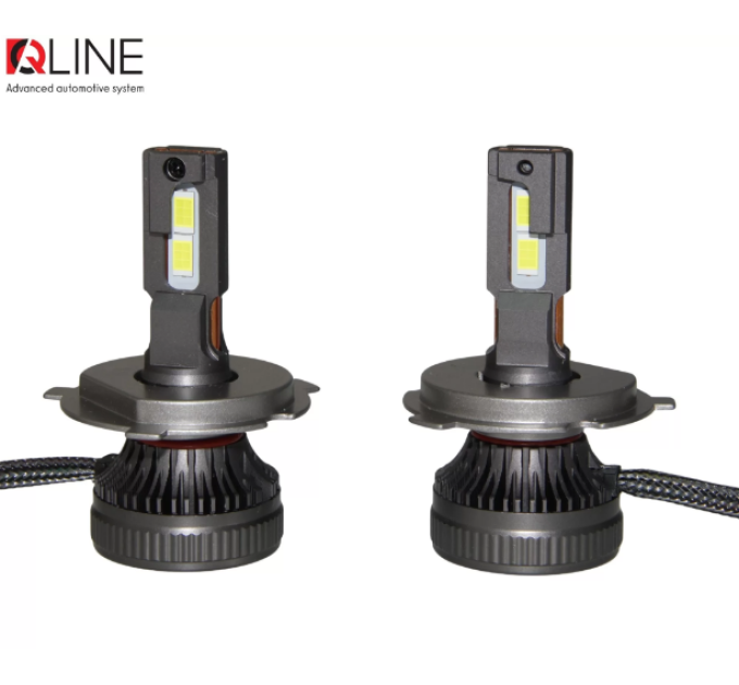 Світлодіодні лампи QLine DualVision 65W H4 6000K (2шт.)