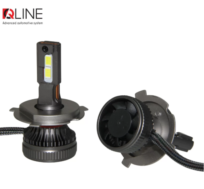Світлодіодні лампи QLine DualVision 65W H4 6000K (2шт.)