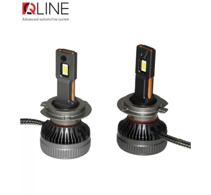 Світлодіодні лампи QLine DualVision 65W H7 24V 6000K (2шт.)
