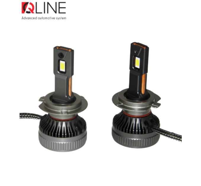 Світлодіодні лампи QLine DualVision 65W H7 6000K (2шт.)