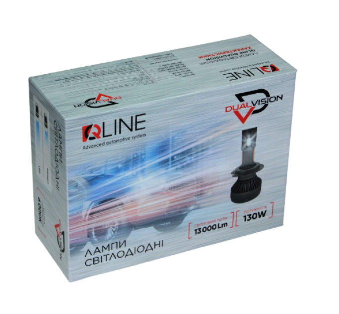 Світлодіодні лампи QLine DualVision 65W HIR2 6000K (2шт.)