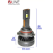 Світлодіодні лампи QLine DualVision HB4 6000K (2шт.)