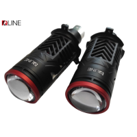 Світлодіодні лампи з лінзою Qline Alpha H4 Projector МАХ 6000K (2шт)