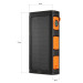 Повербанк Квант WSC37 30000mAh з сонячною панеллю