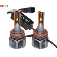 Світлодіодні лампи QLine Ultra +200% 55W H11 6000K 12V Світлодіодні лампи QLine Ultra +200% 55W H11 6000K 12V