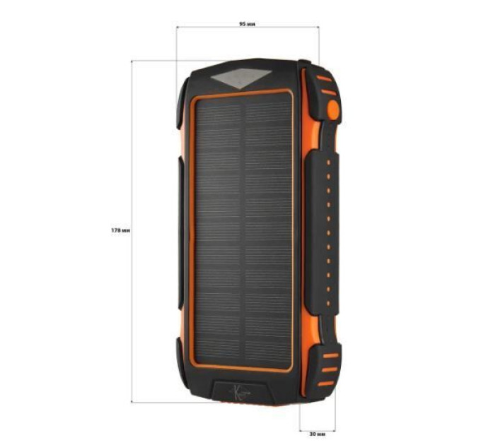 Повербанк Квант КВАНТ SC27 20000mAh з сонячною панеллю