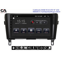 Штатна магнітола CraftAudio BASE NI-22-478А 10" 2/32 NISSAN X-Trail/Qashkai/Rogue 2014+ (з підсилювачем)