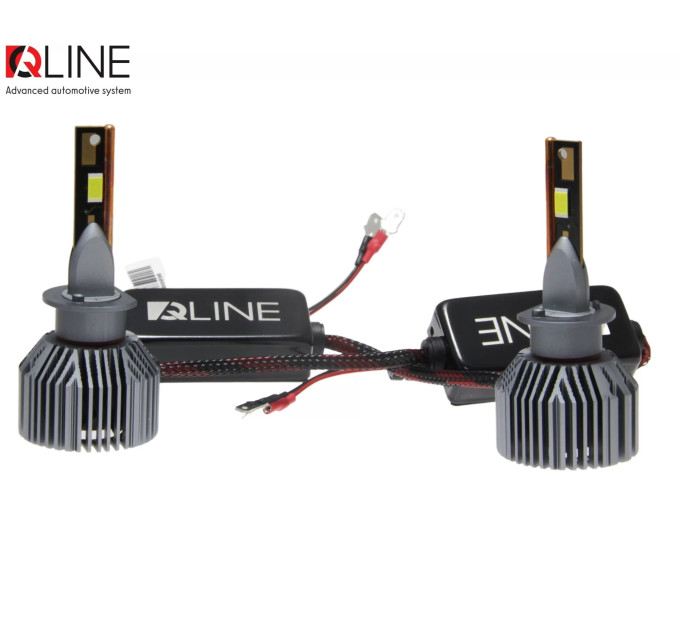 Світлодіодні лампи QLine Ultra +200% 55W H1 6000K
