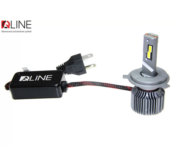 Світлодіодні лампи QLine Ultra +200% 55W H4 6000K 12V