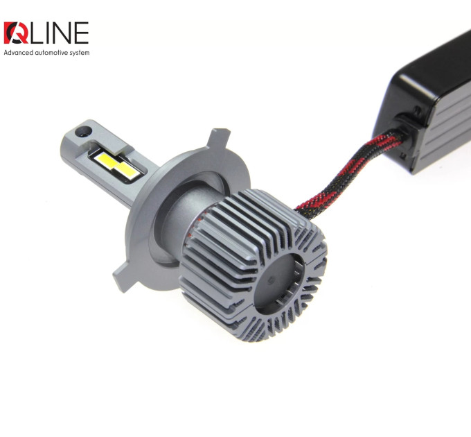 Світлодіодні лампи QLine Ultra +200% 55W H4 6000K 24V