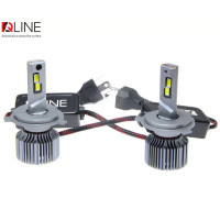Світлодіодні лампи QLine Ultra +200% 55W H4 6000K 24V Світлодіодні лампи QLine Ultra +200% 55W H4 6000K 24V