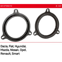 Проставки під динаміки ACV 271250-10 для автомобілів Dacia, Fiat, Hyundai, Mazda, Nissan, Opel