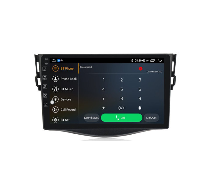 Штатна магнітола Torssen Toyota Rav4 2006-2012 F96128 4G Carplay
