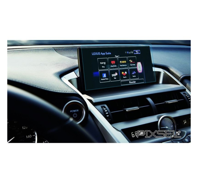 Захисне скло на монітор Lexus NX 2014-2016 (матове) Pixsel LE-1197-M
