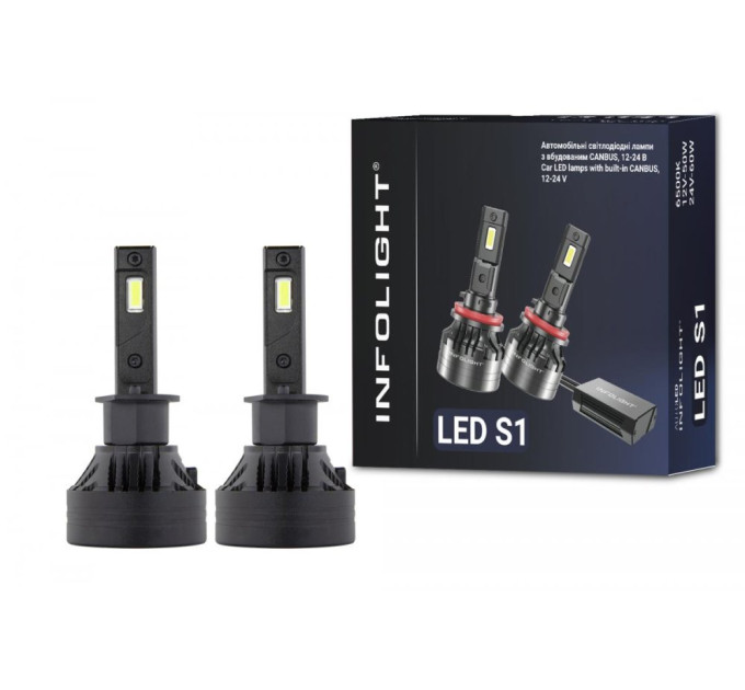 Світлодіодні лампи Infolight S1 H7 50W