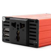 Автомобільний інвертор AMiO PI04 24В/230В 300Вт/600Вт 2xUSB Автомобільний інвертор AMiO PI04 24В/230В 300Вт/600Вт 2xUSB