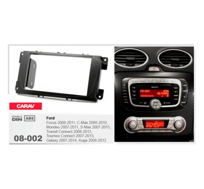 Перехідна рамка Ford Focus, Mondeo, S-Max, C-Max, Galaxy, Kuga Carav 08-002