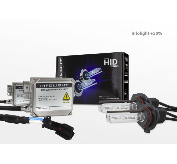 Комплект ксенону Infolight +50% HВ4 9006 5000К