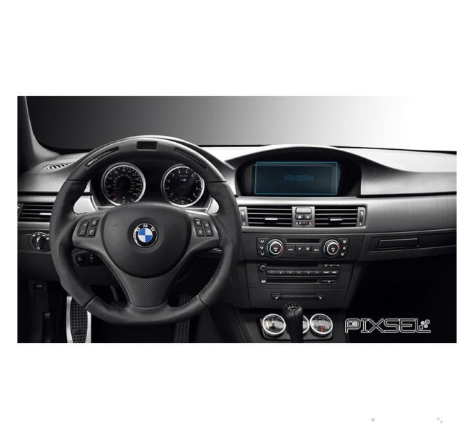 Захисне скло на монітор BMW 3 8 2006-2011 (E90) (глянсове) Pixsel BMW-2500-H