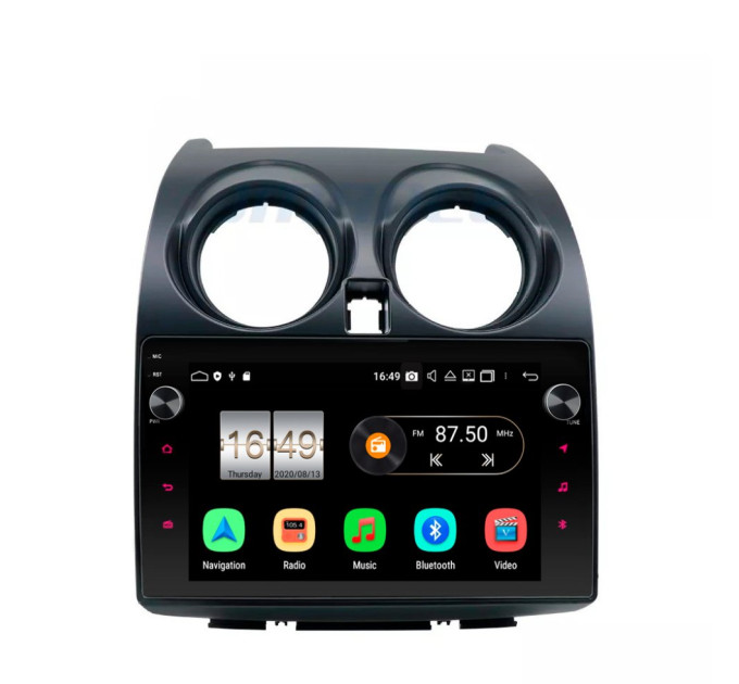 Штатна магнітола Torssen Nissan Qashqai 08-12 MP9232 круговий огляд