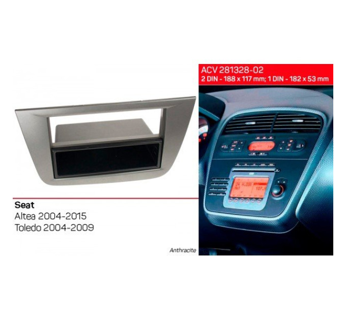 Перехідна рамка Seat Altea, Toledo ACV 281328-02