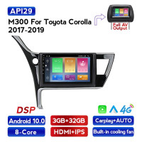 Штатна магнітола ECOBOOST FFT300Q-1059 TOYOTA Corolla 2017