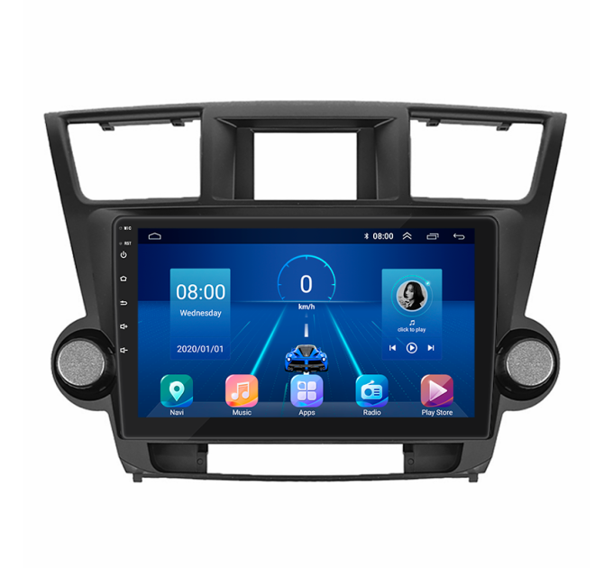 Штатна магнітола Toyota Highlander (U40) 2007-2010 Element 4/32 4G CarPlay