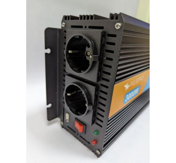 Автомобільний інвертор Pulsepad MSW-3000 12V 3000W MODIFIED SINE WAVE