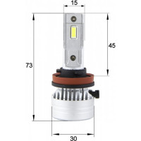Світлодіодні лампи Sho-Me F4 H11 40W Світлодіодні лампи Sho-Me F4 H11 40W