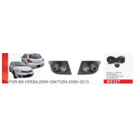Протитуманні фари Vitol NS-327W Tiida/Versa 2009-14